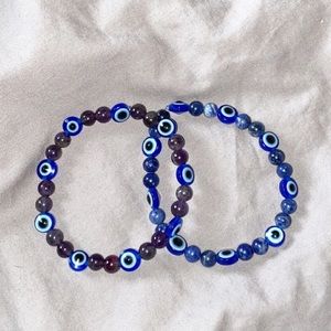evil eye crystal bracelets